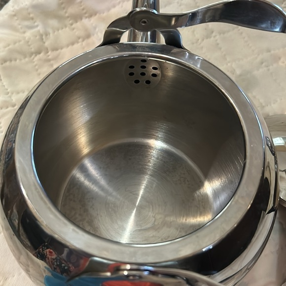 Palm Restaurant 18/10 Stainless Steel Teapot - Picture 3 of 7